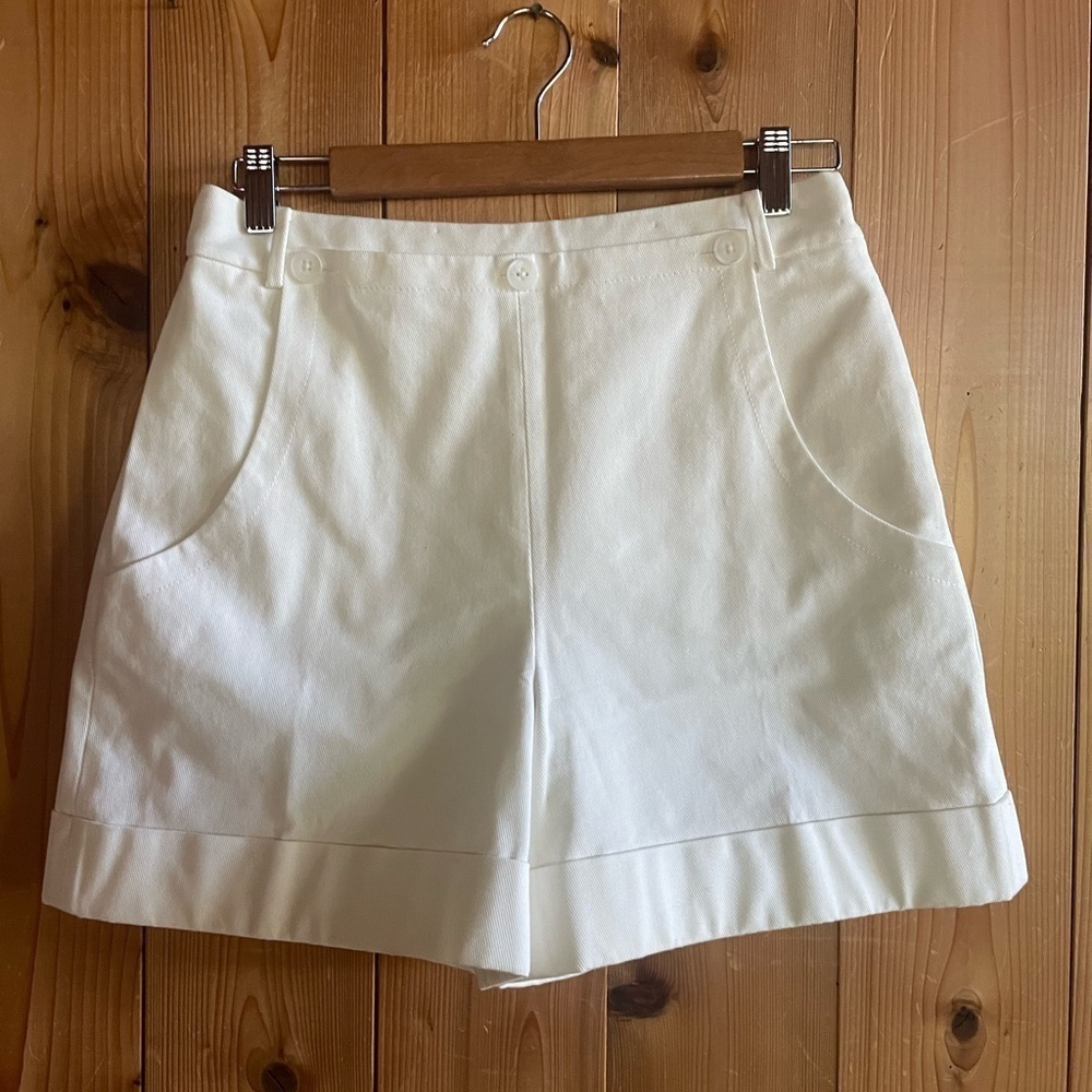 Jason Wu Stretch Cotton Sailor Shorts - Picture 6 of 10